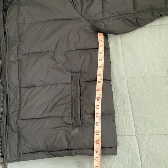 Men Andrew Marc Puffer Coat Mid Length in Dark Brown Size Extra Large - Picture 3 of 13